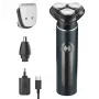 Adler AD 2940 3-in-1 reisscheerapparaat – gezichtsscheerapparaat, haartrimmer en neus-/oortrimmer