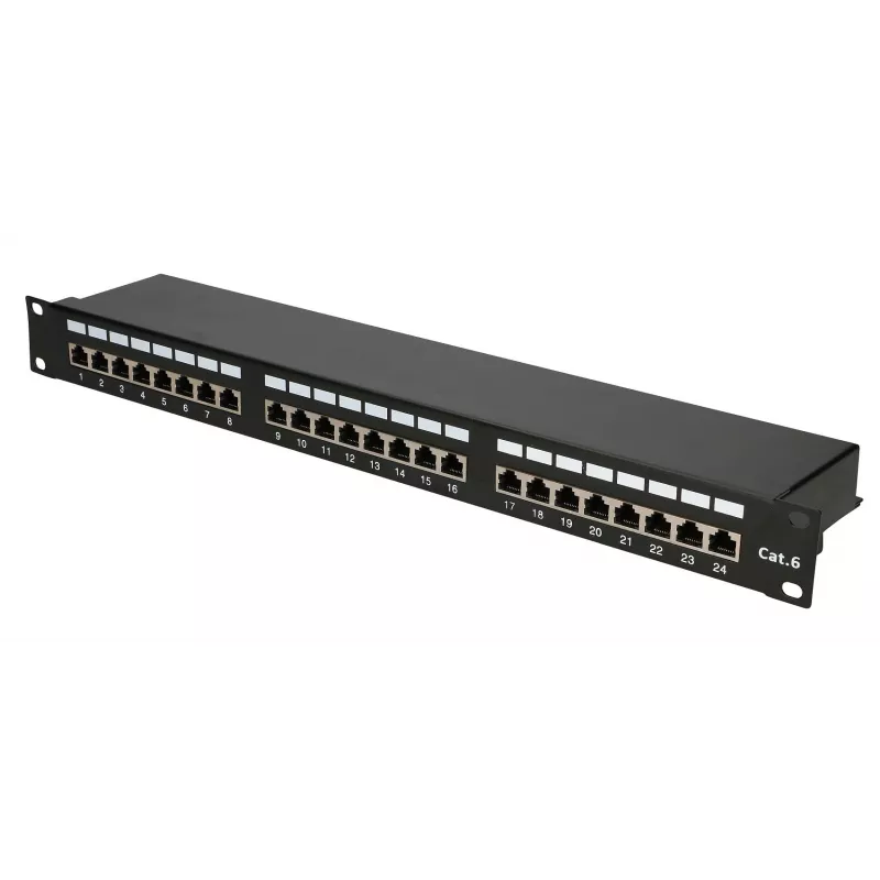 Extralink CAT6 STP V2 | patchpanel | 24 poorten