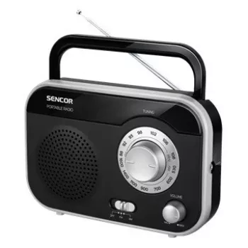 SENCOR radio SRD 210 BS, zwart/zilver