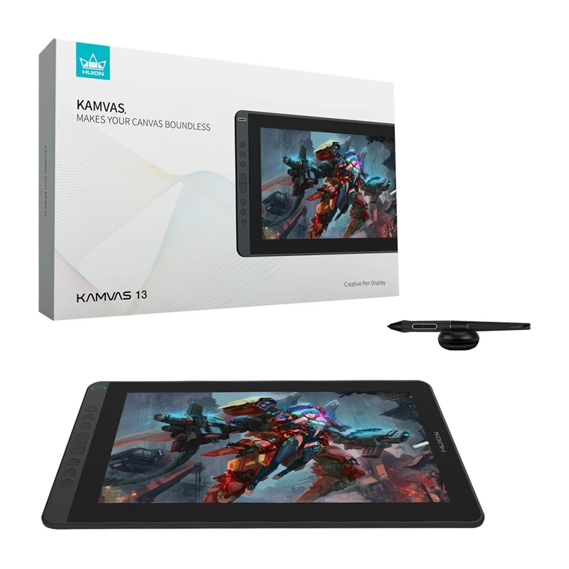 Grafisch tablet HUION Kamvas 13 13,3 inch IPS 5080 lpi USB Windows Mac (geopende doos, demonstratiemodel)