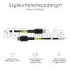 Green Cell PowerStream KABGC07 USB-C-naar-Lightning-kabel, 1 m, PD, Apple MFi, zwart
