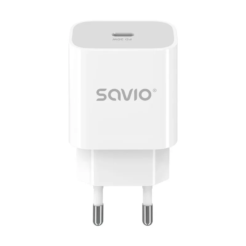 Wandlader 20W LA-09 USB-C QC, PD 3.0 Savio SAVLA-09