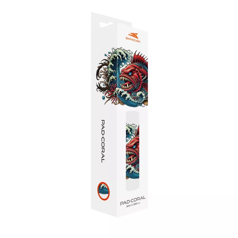 Muispad Baracuda BGMP-041 Coral 300x250