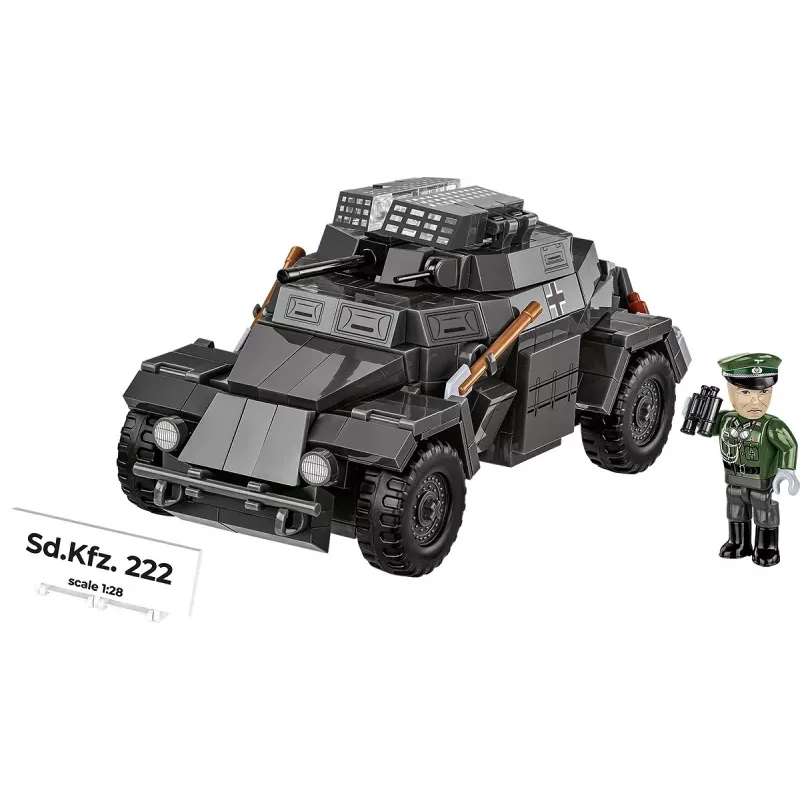 Cobi Blocks Sd.Kfz 222 modelbouwpakket COBI-2657 — 502 bouwstenen