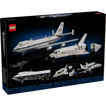 LEGO Icons Shuttle Aircraft 10360 bouwset – 2417 onderdelen, 270 × 535 × 630 mm tentoonstellingsmodel