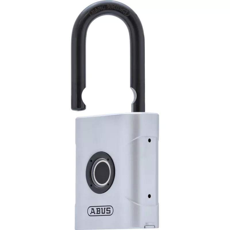 ABUS Touch 57/45 biometrisch hangslot 62575, vingerafdruksensor, 45 mm, IP66/IP68, weerbestendig, zilver