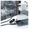 USB-kabel RealPower MagneticCharge3 2 m USB-A zwart