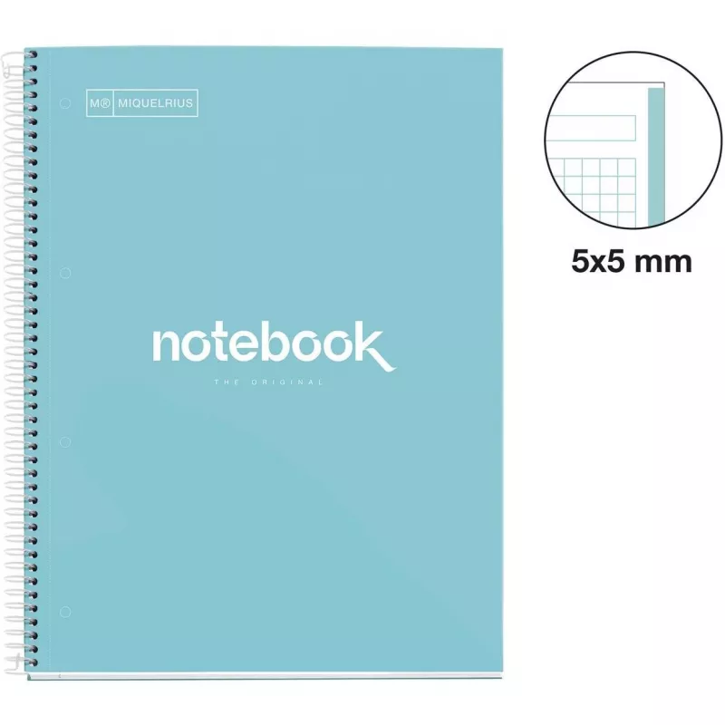 MIQUELRIUS College-notitieboek Emotions 1 geruit DIN A4 met binnenmarge (A460434)
