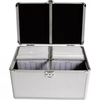Boxbehuizing MediaRange BOX75 voor 200 discs zilver