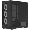Computerbehuizing AEROCOOL D520A midi-tower ATX Tempered Glass RGB — zwart
