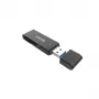 Kaartlezer Unitek Y-9327A USB 3.2 Gen 1 Type-A — MicroSD/SD, 2 sleuven, 5000 Mbit/s, zwart