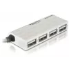 USB-hub DeLOCK 87445 4-poorts extern 480 Mbit/s wit