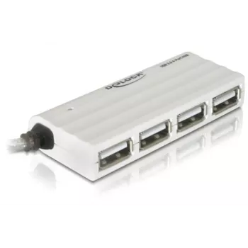 USB-hub DeLOCK 87445 4-poorts extern 480 Mbit/s wit