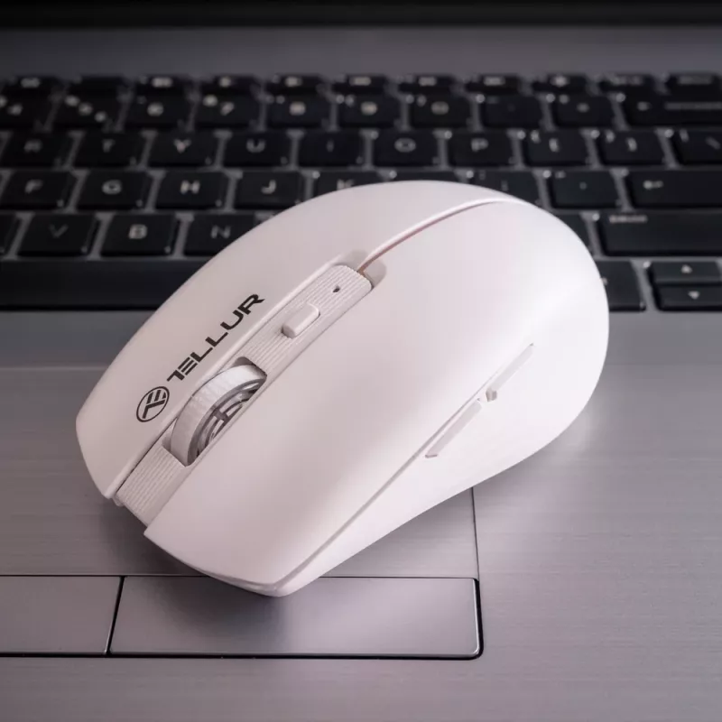 Tellur Silent Click draadloze muis wit