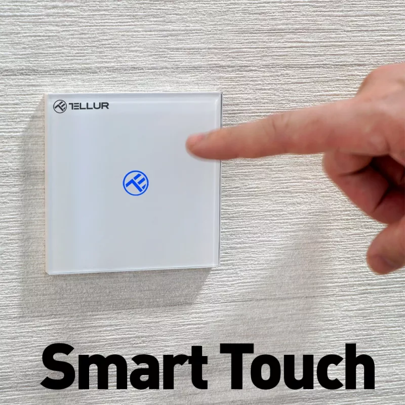 Slimme WiFi-schakelaar Tellur SS1N — 1 poort, 1800W, 10A