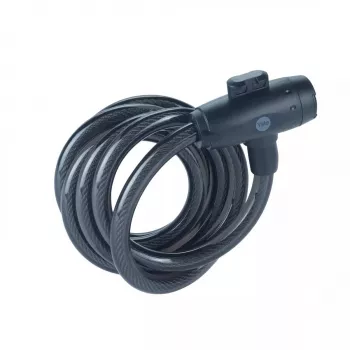 12 mm stalen fietsslot met sleutel - YCK0/12/200/2 zwart