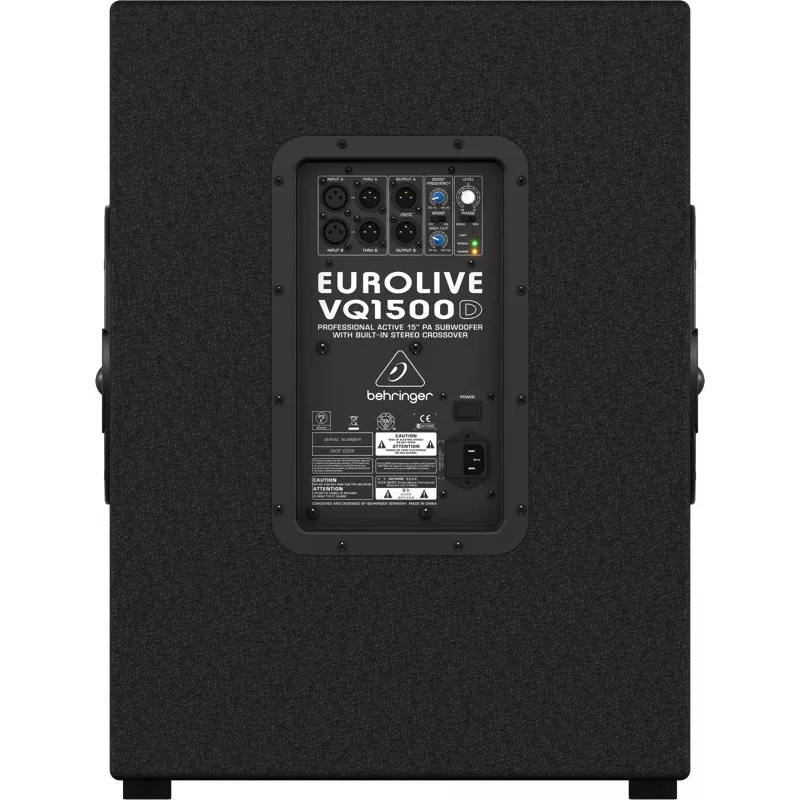 Behringer Eurolive VQ1500D zwart 500 W