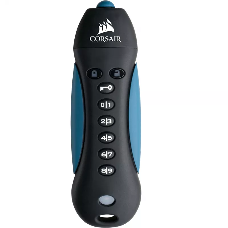 CORSAIR Flash Padlock 3 128 GB veilige USB 3.0-flashdrive met toetsenpaneel veilige 256-bit hardware-AES-versleuteling