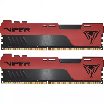 DIMM 32 GB DDR4-3200 (2x 16 GB) dual-kit, werkgeheugen rood/zwart, PVE2432G320C8K, Viper Elite II, INTEL XMP