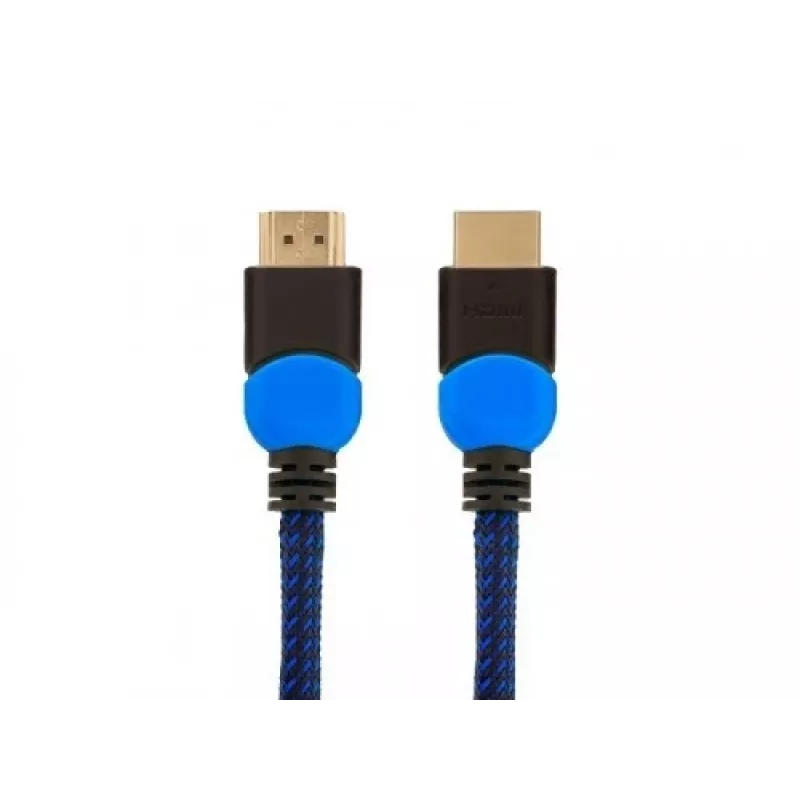 Savio GCL-02 HDMI-kabel 1,8 m HDMI Type-A (standaard) zwart, blauw