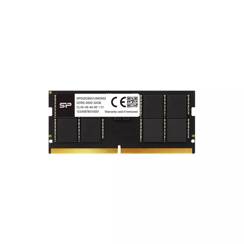 Laptop SODIMM DDR5 16 GB 5600 MHz RAM Silicon Power (262-Pin, CL46, 1,1 V)