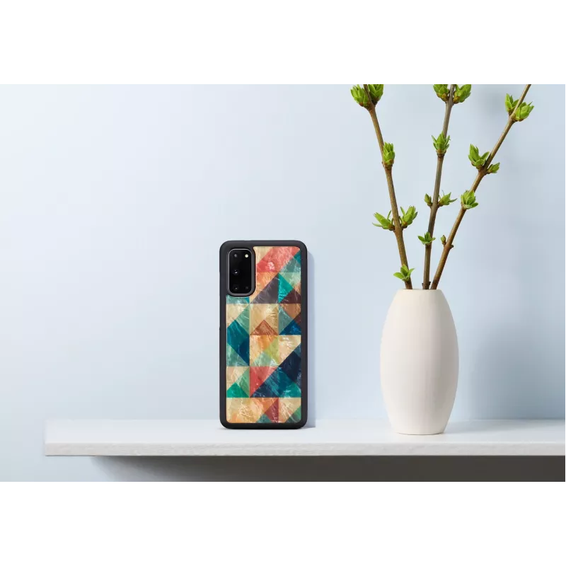 Hoes iKins voor Samsung Galaxy S20 — Mosaic zwart