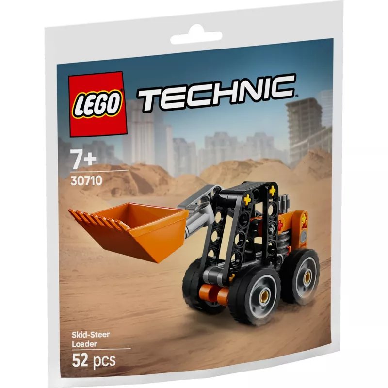 Bouwspeelgoed LEGO Technic compactlader 30710 met beweegbare armen en rupsbanden