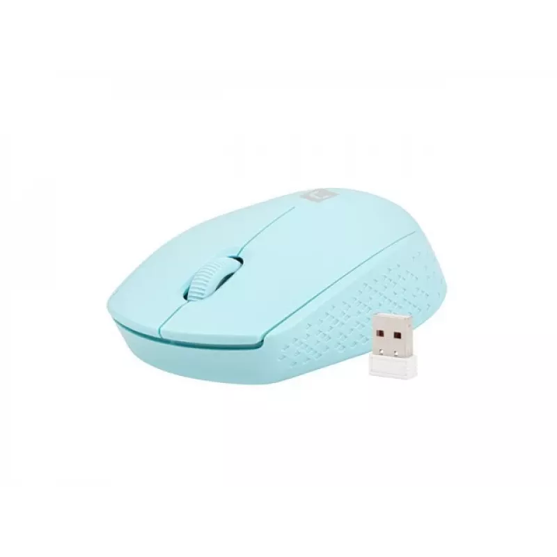 Natec Stork NMY-2001 draadloze optische muis, 1600 DPI, USB-ontvanger, blauw