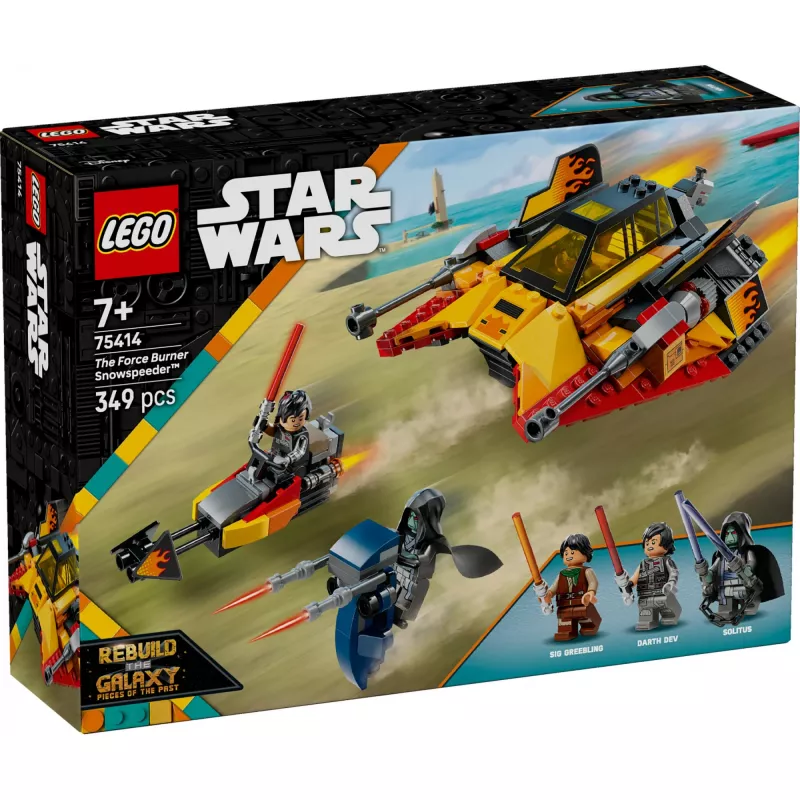 LEGO Star Wars Flame Speeder 75414 sneeuwscooterset – 349 onderdelen, 3 minifiguren, leeftijd 7+
