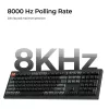 Mechanisch Full-size toetsenbord Keychron V6 Ultra 8K — QWERTY, Bluetooth, RGB, zwart