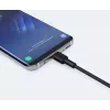 AUKEY CB-CD30 USB-A-naar-USB-C-kabel 0,9 m, nylon gevlochten, 60W PD, 3A, zwart