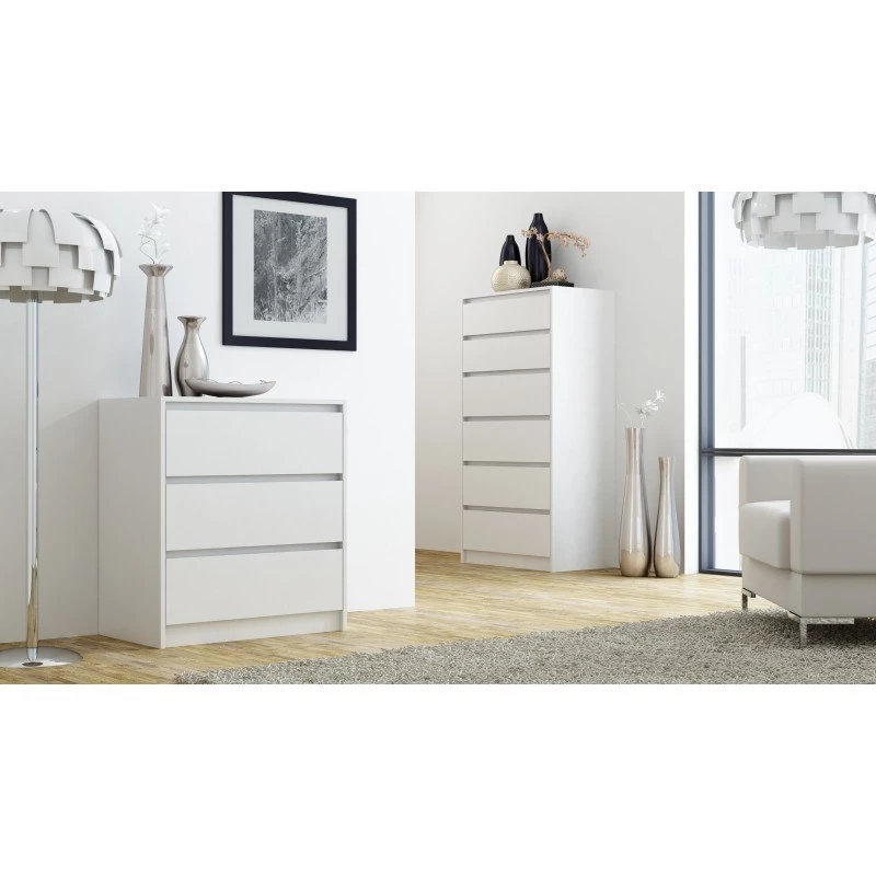 Ladekast Top e Shop K3 BIEL, 3 laden, wit, spaanplaat, 700×430×780 mm