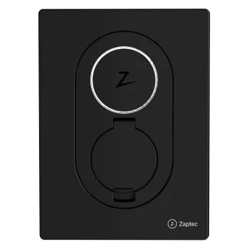 Zaptec Go laadstation 22kW Type 2 WiFi en 4G asfalt zwart