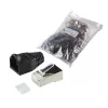Draadverbinder RJ45 LogiLink MP0022 zwart transparant