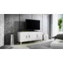 Cama sideboard LOTTA 150 3D wit + sonoma eiken