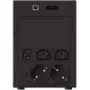 PowerWalker VI 1200 SHL line-interactive UPS 1200 VA (1,2 kVA), 600 W, 4 uitgangen (2x Schuko, 2x IEC C13), USB, LCD, zwart
