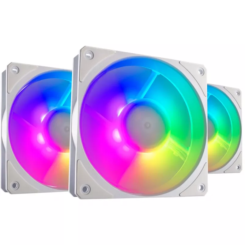 COOLER MASTER Mobius 120P ARGB 120mm wit 3-pack