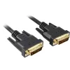 Kabel DVI-D > DVI-D (zwart, 2 meter, Dual Link, 24+1)