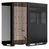 APNX V1-W-BK-v1 Midi-Tower zwart, hout