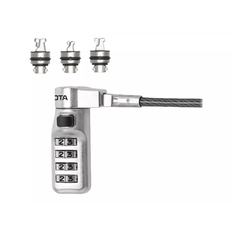 Kabelslot DICOTA D31717 zwart 2 m