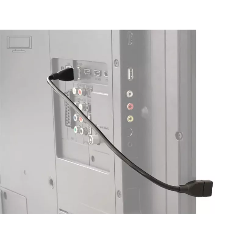 USB-kabel DeLOCK 35cm USB 2.0 83498 zwart