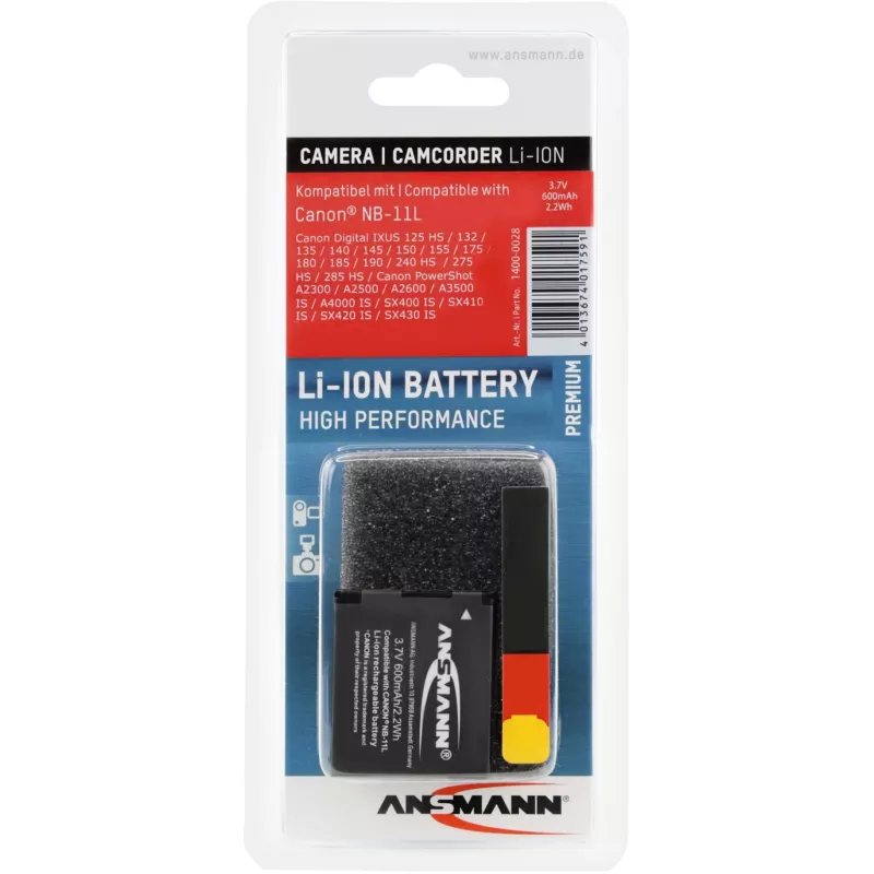 Accu Ansmann A-Can NB-11L lithium-ion 600 mAh