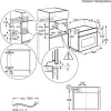 Electrolux EVL6E49X inbouw compacte oven met magnetronfunctie, 44 l, hoogte 45,5 cm, zwart/roestvrij staal