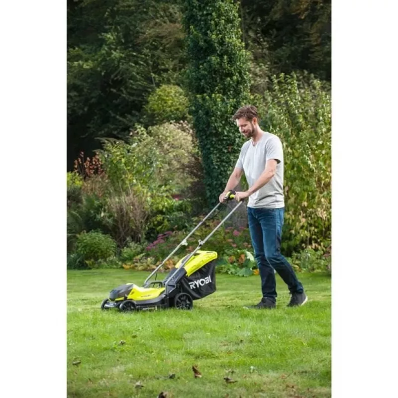 Ryobi OLM1833B grasmachine duwmaaier accu zwart, groen