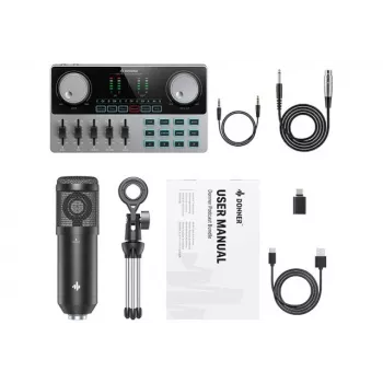 Donner Podcast Starter Kit - podcastopnameset