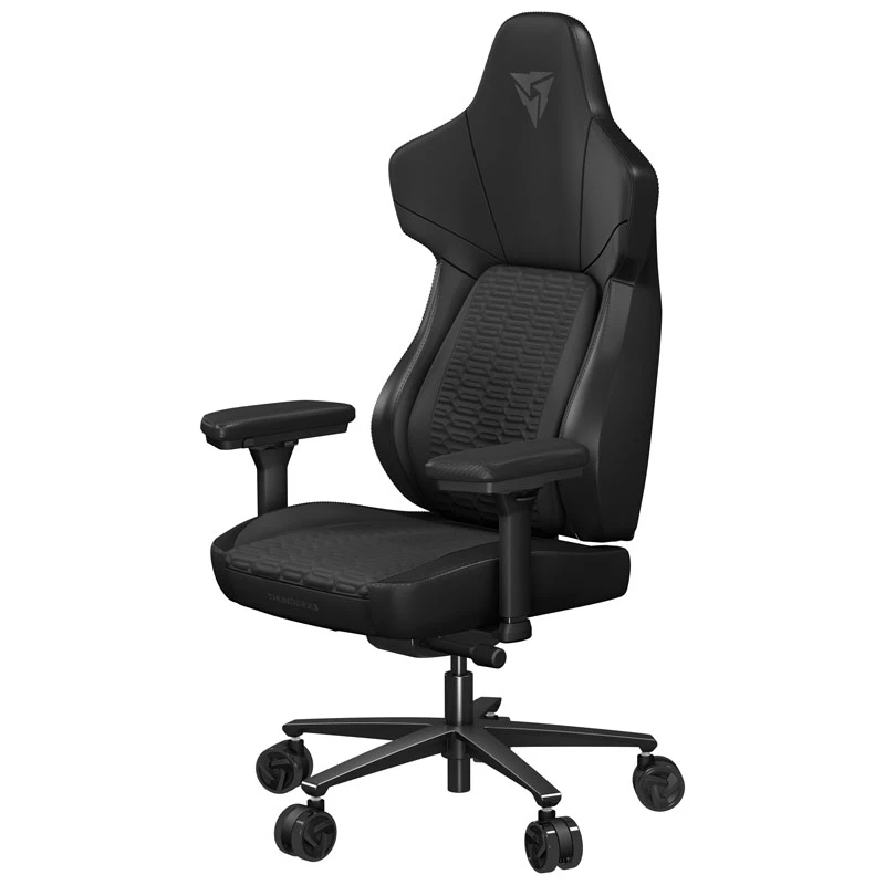 Universele gamingstoel ThunderX3 CORE Racer gevoerde zitting zwart