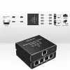 Ethernet mini-switch QOLTEC 52293 1x4 RJ45, unmanaged netwerksplitter 1-in 4-out