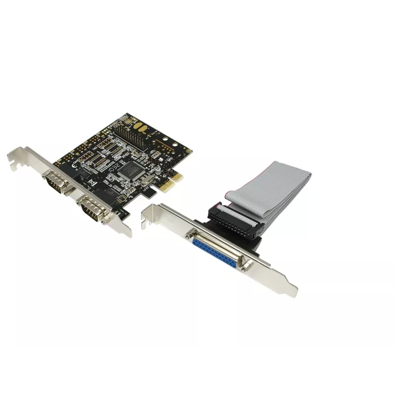 Interne PCIe-interfacekaart LOGILINK PC0033 met seriële en parallelle uitgangen, NetMOS-chipset