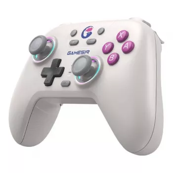 GameSir T4n draadloze controller wit — Bluetooth, ergonomisch ontwerp