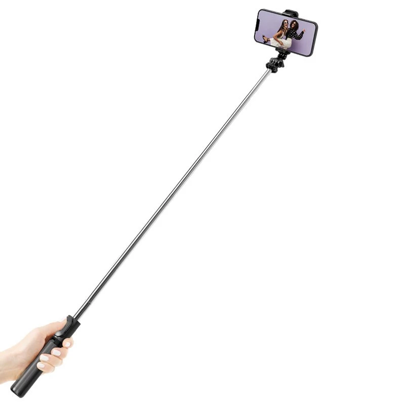 SelfieGo compacte selfiestick Bluetooth-statief (20-101 cm) Crong CRGSGL1B